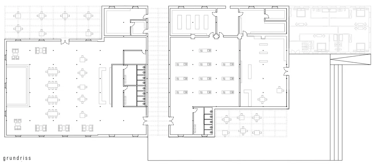 Bestandshalle — Grundriss