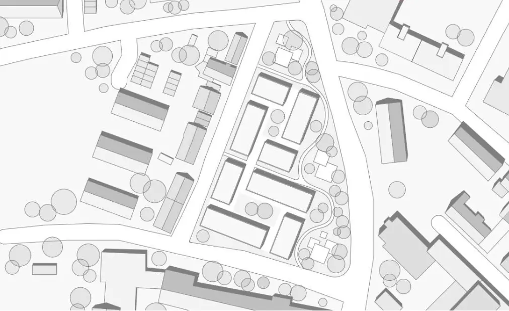 Wohngebiet — Lageplan